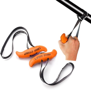 Lara Star Pull Up Handles Grips Fitness Strap Heavy Duty Cable Machine Handles Training Grip Strength Sling Trainer for Home Gym Pullup Bars Barbells and Pulling Machines