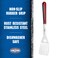 Kingsford Grill Tools Stainless Steel BBQ Spatula with Red  Black Handle Classic Grill Spatula  Stainless Steel Grilling Tools Spatula Kingsford Spatula for BBQ Grilling