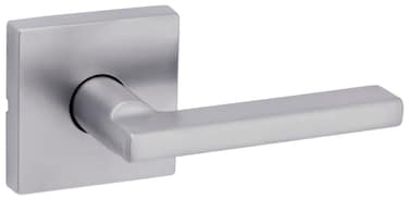Kwikset 720HFLSQT26D Halifax Lever with Square Rose Passage Door Lock with 6AL Latch and RCS Strike Satin Chrome Finish