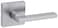 Kwikset 720HFLSQT26D Halifax Lever with Square Rose Passage Door Lock with 6AL Latch and RCS Strike Satin Chrome Finish