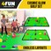 4 Fun Cosmic Mini Golf  5 Hole Set Deluxe  Yellow