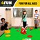 4 Fun Cosmic Mini Golf  5 Hole Set Deluxe  Yellow