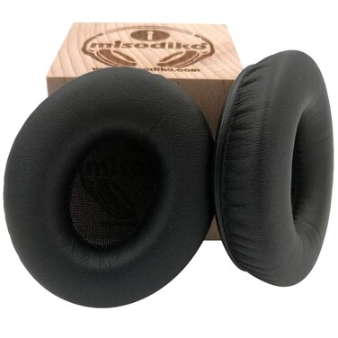 misodiko Replacement Cushions Ear Pads  for Beats by Dr Dre Solo HD OnEar Headphones Repair Parts Earmuff Earpads Cup Pillow Cover Black