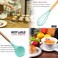 Kitchen Cooking Utensils Set 27 pcs Nonstick Silicone Cooking Kitchen Utensils Spatula Set with Holder Wooden Handle Heat Resistant Silicone Kitchen Gadgets Utensil Set