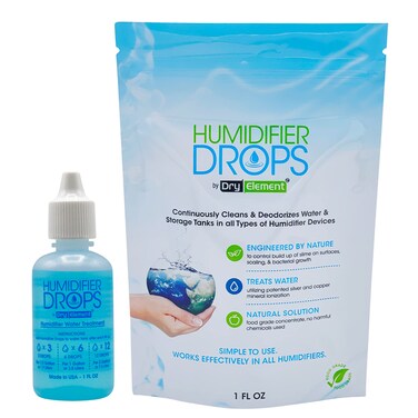 Humidifier Drops  Premium Food Grade Concentrate Slows Down Residue Accumulation on Surfaces Minimizes Scaling  Freshens Water in All Humidifier Models 100 Day Supply Made in USA