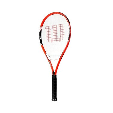 Wilson Federer Adult Recreational Tennis Racket  Grip Size 3  4 38 RedWhiteBlack