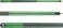 Viper Elite 58 2Piece BilliardPool Cue Evergreen 20 Ounce