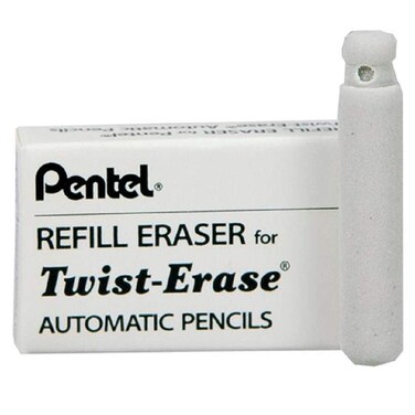 Pentel Eraser Refills for Twist III Pencils E10