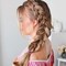 100 Pcs Thick Seamless Spring Hair Ties Ponytail Holders Hair Accessories No Damage for Thick Hair Spring Colors