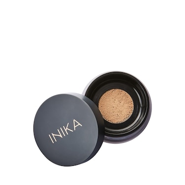 INIKA Organic Mineral Powder Foundation with SPF 25  Vegan Makeup Natural Looking Buildable Coverage Flawless Radiance  Glow Blemish Coverage Cruelty Free Sustainable Packaging Trust 8g