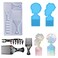 Fuerlun Hair Pick Comb Resin Molds  3pcs African Afro Comb Molds Epoxy Resin Casting Molds for Silicone DIY Crafts