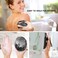 INNERNEED Soft Silicone Body Scrubber Handheld Shower Cleansing Brush Gentle Exfoliating and Massage for all Kinds of Skin Black