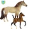 Breyer Horses Stablemates Stable Surprise  Open and Find Surprise Horse and Foal  2 Horse Set  Horse Toy  Horse Figurines  375 x 25  132 Scale  Model 6049