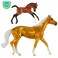 Breyer Horses Stablemates Stable Surprise  Open and Find Surprise Horse and Foal  2 Horse Set  Horse Toy  Horse Figurines  375 x 25  132 Scale  Model 6049