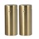 2Pcs Stainl Steel Salt Pepper Salt Pepper Shakers Coarsen  Gold 88X38cm