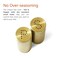 2Pcs Stainl Steel Salt Pepper Salt Pepper Shakers Coarsen  Gold 88X38cm