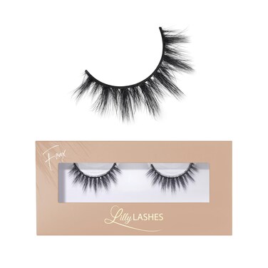 Lilly Lashes Everyday Miami Natural Lashes Faux Mink Natural Eyelashes False Eyelashes Everyday Use Cat Eye Lashes Individual Lashes Reusable up to 20x No Lash Glue Included 13mm