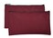 Cardinal Bag Supplies Travel Zipper Bags 11 x 6 inches Small Compact Portable Burgundy Zippered Cloth Pouches 2 Pack CW