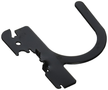 Wall Control 10UH003 B Slotted Pegboard UHook for Wall Control Pegboard Only 3 Black