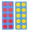 LEARNING ADVANTAGE Giant Magnetic Foam Ten Frames  2 Frames with 20 Disks  Early Math Manipulative  Teach Number Concepts and Operations