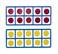 LEARNING ADVANTAGE Giant Magnetic Foam Ten Frames  2 Frames with 20 Disks  Early Math Manipulative  Teach Number Concepts and Operations