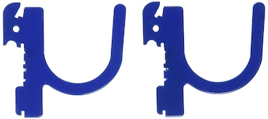 Wall Control Pegboard 3in Reach UHook Pegboard Accessory U Shaped Slotted Metal Pegboard Hook for Wall Control Pegboard and Slotted Tool Board  Blue