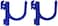 Wall Control Pegboard 3in Reach UHook Pegboard Accessory U Shaped Slotted Metal Pegboard Hook for Wall Control Pegboard and Slotted Tool Board  Blue