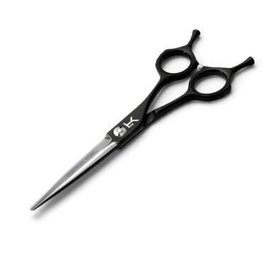 Very Sharp Kobaruto Rebel  440c Silver Black Cobalt 6 Hairdressing Shears for Stylists and Barbers