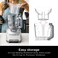 Ninja XSKBWLNBWL Professional XL Food Processor 45Cup Nesting Work Bowl Kit Compatible with NF701 Gray