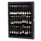 COMSREV 36 Souvenir Tea Spoon Display Case Collection Collector Rack Wall Mount Wooden w98 UV Acrylic Door LockableBlack