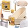 Sourdough Bread Baking Supplies Starter Kit Banneton Bread Proofing Basket 9 Round  10 Oval Bread Making Tools Perfect Bread Basket Gift Set by CRISS ELITE
