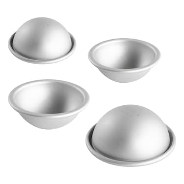 Fat Daddios PHA275PK Anodized Aluminum Hemisphere Pan 275 x 14 Inch Set of 4