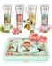 Mom Gift Hand Cream Set  4 Piece Gift Set Un Air dAntan Hand Lotion Set for Women  Working Hands Hand Cream Set Shea Butter Sweet Almond Oil Include Scents of Verbena Floral Rose Cherry Blossom
