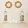 Livejun Glass Apothecary Jars Clear Elegant Decorative Buffet Jars Wedding Candy Organizer Storage Canisters Small Home Decor 2 Pcs