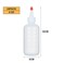 LISHINE 24 Pack 6 oz Squeeze Bottles Small Plastic Squeeze Condiments Bottles with Red Cap Mini Squeeze Bottles for Sauces Paint Cookie Dressing Tie Dye