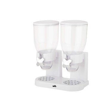 Zevro GAT201C Indispensable Dry Food Dispenser Dual Control WhiteChrome