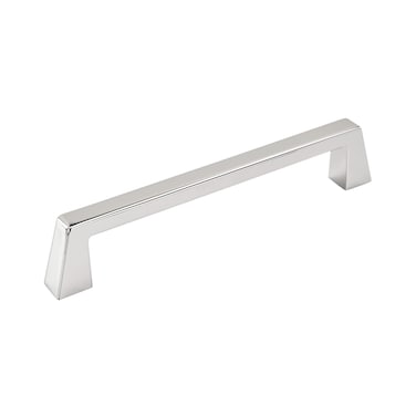 Amerock  Cabinet Pull  Polished Chrome  6516 inch 160 mm Center to Center  Blackrock  1 Pack  Drawer Pull  Drawer Handle  Cabinet Hardware