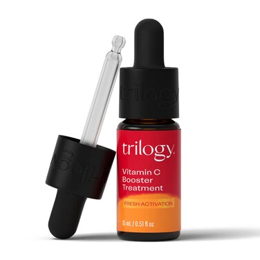 Trilogy Vitamin C Booster Treatment Brightening Serum with Hyaluronic Acid 051 fl oz