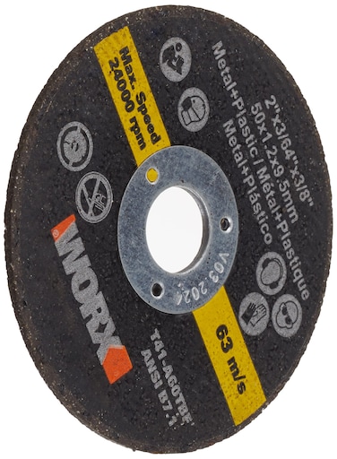 Worx WA7252 2 Cutoff Wheels for WX741L MakerX Grinder