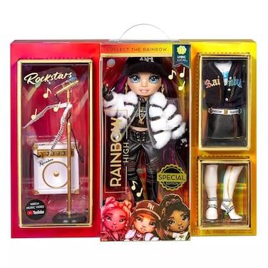 Rainbow High Rockstar Fashion Doll 2 Complete Outfits  Rockband Essentials Choose Carmen Major Vanessa Tempo Lyric Lucas Lyric Lucas