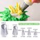 Suuker Rose Flower Piping Tips Set Stainless Steel Chrysanthemum Nozzles Crinkle Cream Laminating Nozzle Cupcake Pastry Tool For Decorating Cake Tulip Pastry Nozzle Baking Forms Pastry 5 Pieces