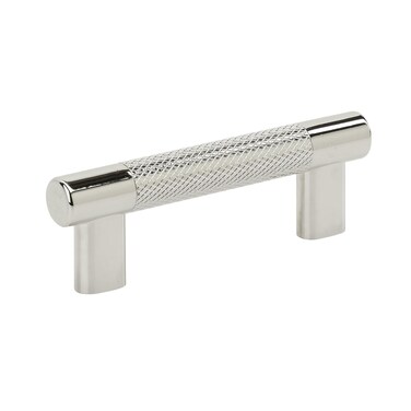 Amerock BP36557PN  Kitchen Cabinet Pull  Polished Nickel  3 in  34 in 76 mm  96 mm CentertoCenter  Bronx  1 Pack  Furniture Hardware  Cabinet Handle  Bathroom Drawer Pull