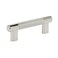 Amerock BP36557PN  Kitchen Cabinet Pull  Polished Nickel  3 in  34 in 76 mm  96 mm CentertoCenter  Bronx  1 Pack  Furniture Hardware  Cabinet Handle  Bathroom Drawer Pull