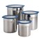 Tramontina 4 Pc Stainless Steel Canister Set Blue 80204026DS