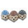 Fluffuns Hedgehog Stuffed Animal  Stuffed Hedgehog Plush Toy 6 Inch Plush Hedgehog  3 Pack Blue Brown  Gray