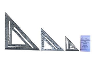 Swanson Tool Co Value Pack Includes the 12 Inch Speed Square no layout bar 7 Speed Square with Blue Book and 4 12 Inch Speed Trim Square