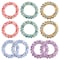 Spiral Hair Ties Coil Hair Ties 10 Pcs Hair Ties Small Colorful Hair Coils Phone Cord Hair Rings Ponytail Holder Coil for Women Girls Perfect for Thick Thin Short Long and Any Hair Color