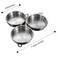 Stainless Steel Egg Poacher Perfect Poached Egg Maker Round Egg Cooker Rings For Breakfast Cooking Tool 3 Poached Egg Cups