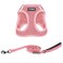 Voyager Stepin Air All Weather Mesh Harness and Reflective Dog 5 ft Leash Combo with Neoprene Handle for Small Medium and Large Breed Puppies by Best Pet Supplies  Set Pink S