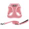 Voyager Stepin Air All Weather Mesh Harness and Reflective Dog 5 ft Leash Combo with Neoprene Handle for Small Medium and Large Breed Puppies by Best Pet Supplies  Set Pink S